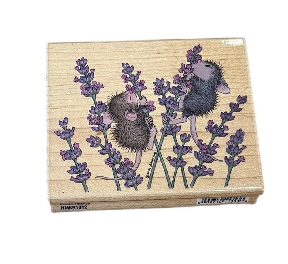 Stampabilities Rubber Stamp House-Mouse Designs HMKR1012 Lavender Dreams Monica